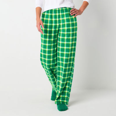 Sleep Chic Womens Fleece Pajama Pants with Socks