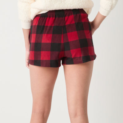 North Pole Trading Co. Womens Fleece Pajama Shorts