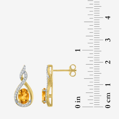 Gemstone 14K Gold Over Silver 2-pc. Oval Jewelry Set