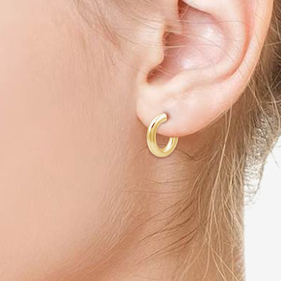 Yes, Please! Lab Created White Sapphire 14K Gold Over Silver Sterling Silver Round 2 Pair Earring Set