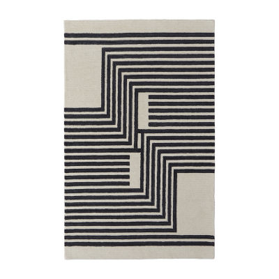 Weave And Wander Ardon Transitional Abstract Indoor Rectangular Accent Rug