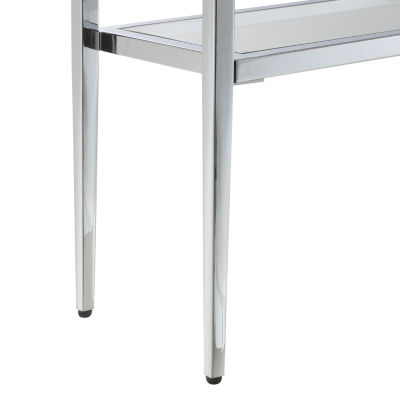 Nadia Glass Top Console Table