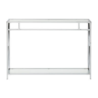 Oxford Glass Top Console Table