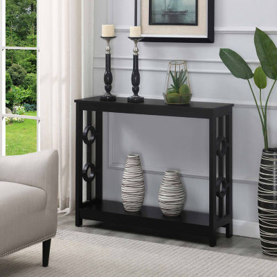 Ring Console Table With Shelf