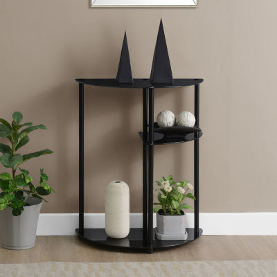 Design2go Glass Top Console Table