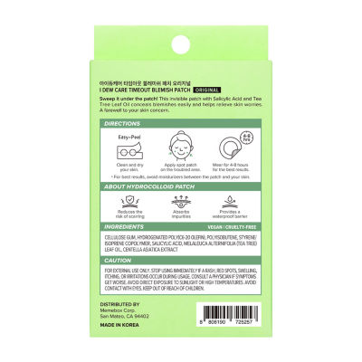 I Dew Care Timeout Blemish Patch Original