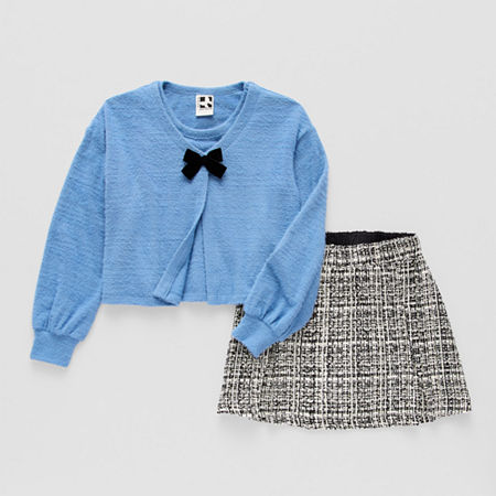 Self Esteem Big Girls 3-pc. Skirt Set, Medium, Blue