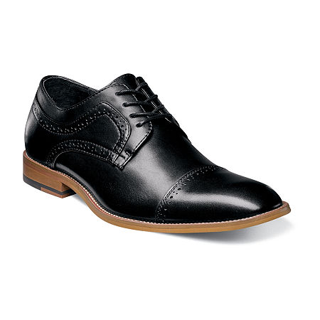  Stacy Adams Dickinson Mens Leather Cap Toe Oxfords