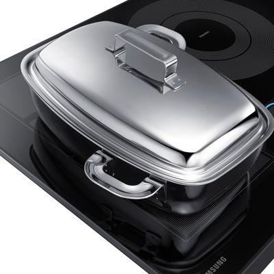 Samsung 36" Smart Wi-Fi Enabled Induction Cooktop with 5 Elements and Virtual Flame™