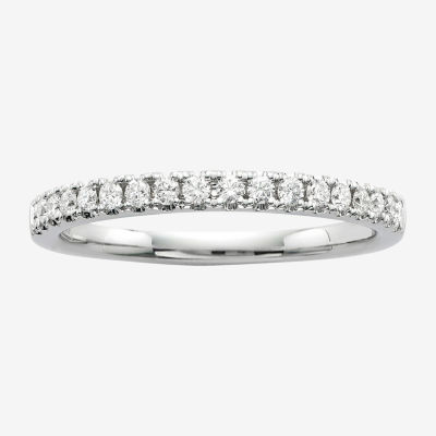 Modern Bride® Signature 1/4 CT. T. W. Diamond 14K White Gold Wedding Band