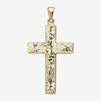 14K Yellow Gold Reversible Cross Charm - JCPenney