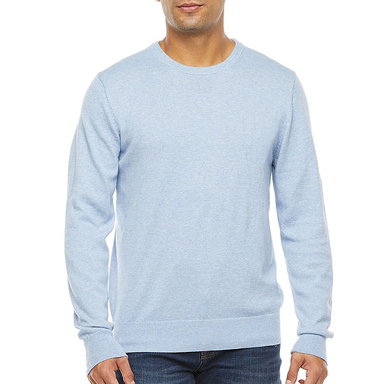 St. John's Bay Mens Crew Neck Long Sleeve Pullover Sweater