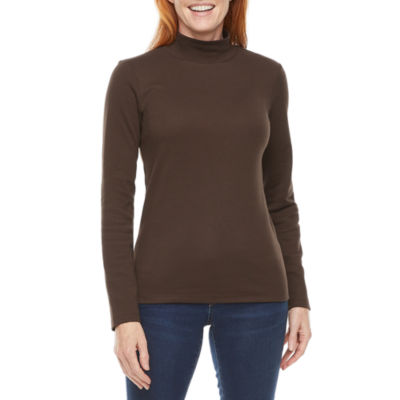 Jcpenney Store Jcpenney Womens Mock Turtleneck John's Bay Womens