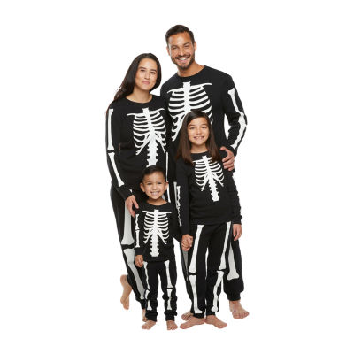 Halloween Skeleton Matching Family Pajamas