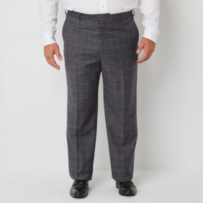Stafford Coolmax All Season Mens Windowpane Stretch Fabric
