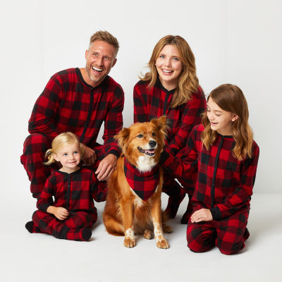 Red Buffalo Check Matching Human Pajamas