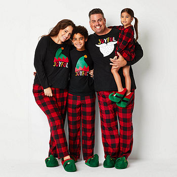 Family Pajamas Unisex Toddlers 2-Piece Pajama Set, Buffalo Check