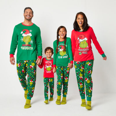 Couple matching best sale grinch pajamas