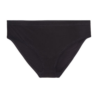 Silky Smooth High Cut Thong - Black Hue – Curvy Couture