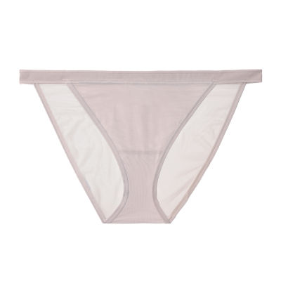 Plain sheer mesh high-cut bikini panty, Miiyu, Shop Bikini Panties Online