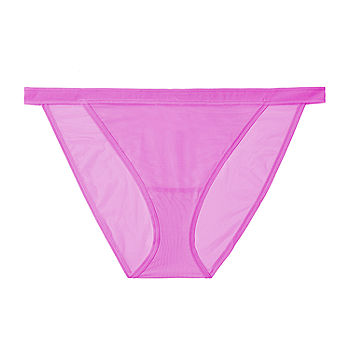 Sheer Nylon Panties, See Thru String Underwear, Plus Size Bikini