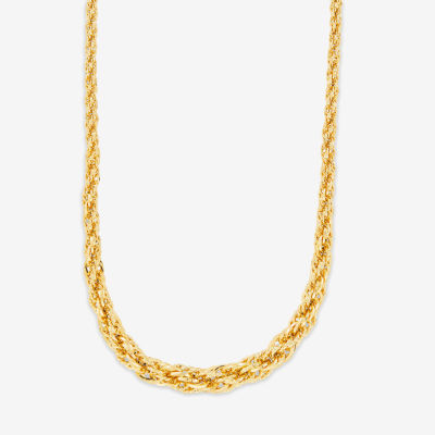 Womens 14K Gold 18 Inch Pendant Necklace