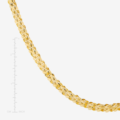 Womens 18 Inch 14K Gold Link Necklace