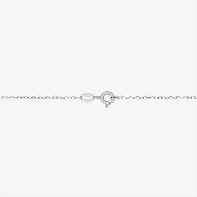 Mom Womens 7/8 CT. T.W. White Cubic Zirconia Sterling Silver Heart Pendant Necklaces