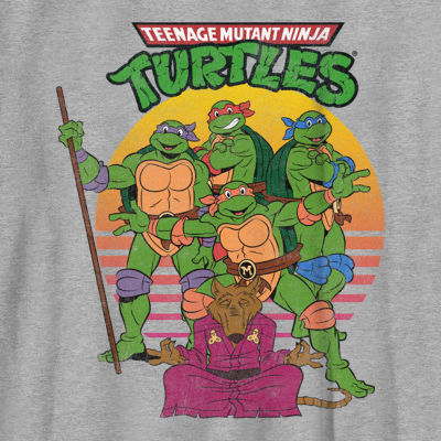 Little & Big Boys Crew Neck Short Sleeve Teenage Mutant Ninja Turtles Graphic T-Shirt