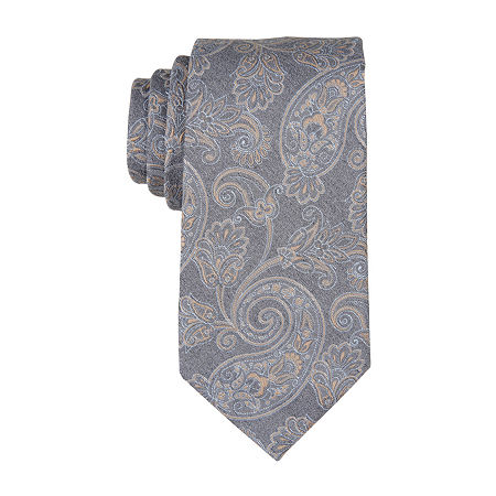 Stafford Proper Floral Tie, One Size, Black