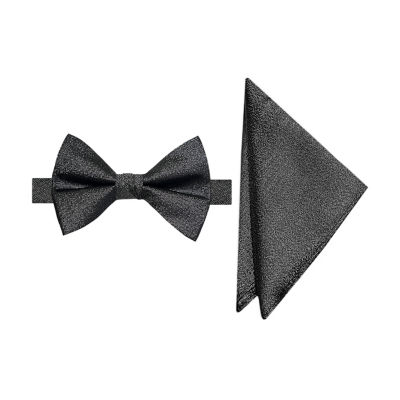 J. Ferrar Shimmer Bow Tie Set