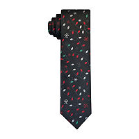 Hallmark Black Lights Holiday Tie, One Size, Black