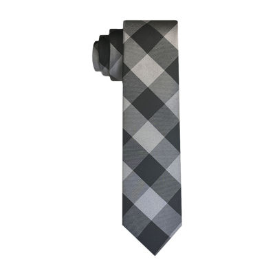 J. Ferrar Extra Long Plaid Tie