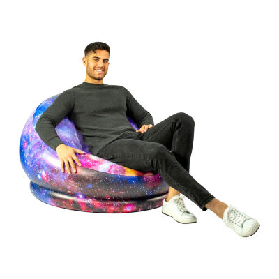 PoolCandy Illuminated Led Galaxy Chair Deep Space