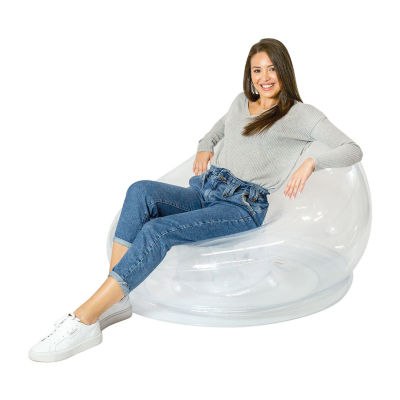 PoolCandy Inflatable Chair- Clear