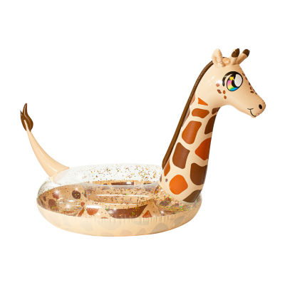 PoolCandy Glitter Giraffe - 48IN Jumbo Pool Tube