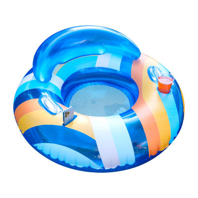 PoolCandy Good Vibes Deluxe 46IN Pool Tube With Backrest
