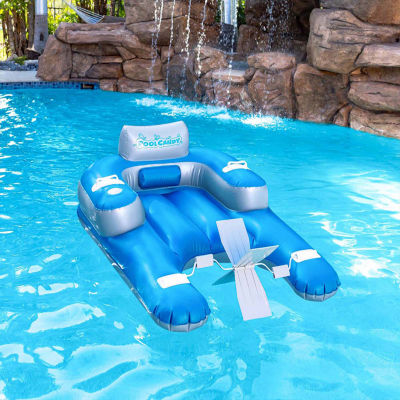 PoolCandy Pedal Runner Deluxe Foot Powered Pool Lounger