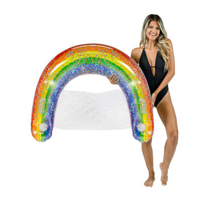 PoolCandy Classic Rainbow Glitter Sun Chair Large 42IN