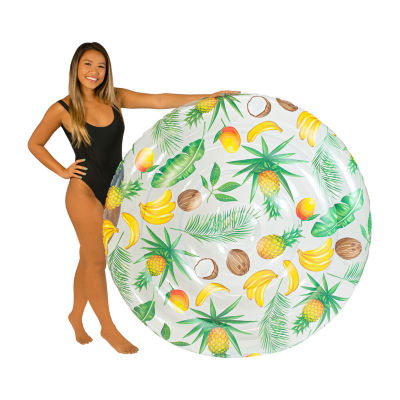 PoolCandy Giant Island 60IN - Clear Tropical Pattern