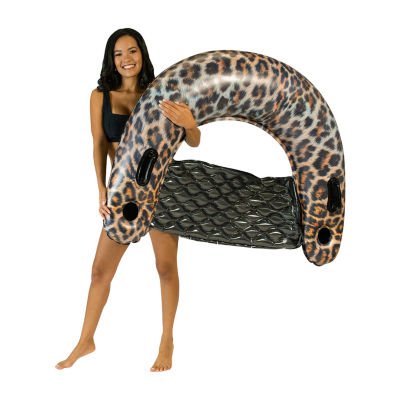 PoolCandy Leopard Print Jumbo Sun Chair