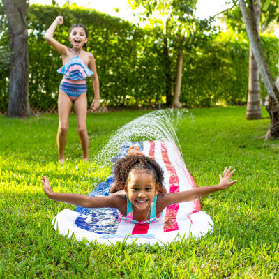 PoolCandy Stars & Stripes Collection Backyard Water Slide