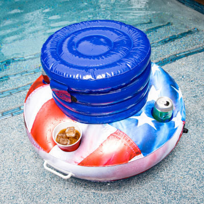 PoolCandy Stars & Stripes Floating Drink Cooler