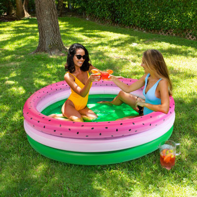 PoolCandy Inflatable Sunning Pool - Watermelon