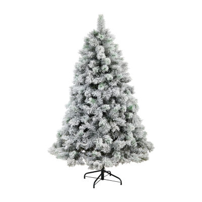 Nearly Natural Faux 6 Foot Pre-Lit Pine Christmas Tree