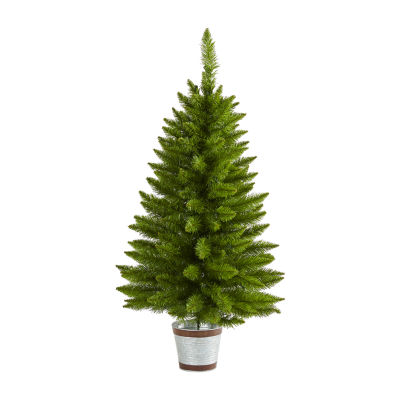 Nearly Natural Providence Faux 3 Foot Pre-Lit Pine Christmas Tree