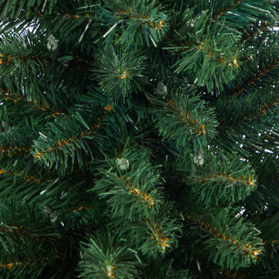 Nearly Natural Northern Rocky Faux 4 Foot Pre-Lit Spruce Christmas Tree