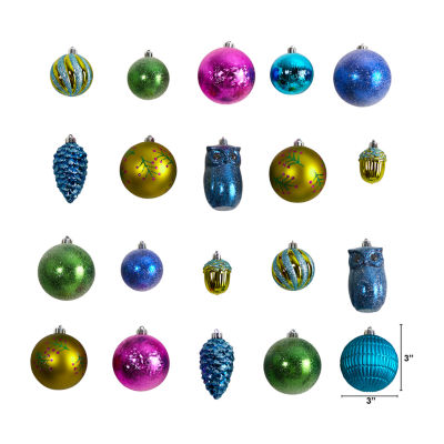 Nearly Natural Set Count -pc. Christmas Ornament