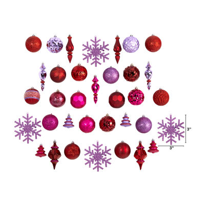Nearly Natural Set Count -pc. Christmas Ornament