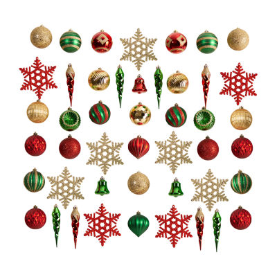 Nearly Natural Set Count 50pc. Christmas Ornament, Color Multi JCPenney